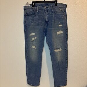 Levi's‎ 502 Taper Denim Blue Jeans Light Wash Men's Size 38X32 GOOD CONDITION!!!
